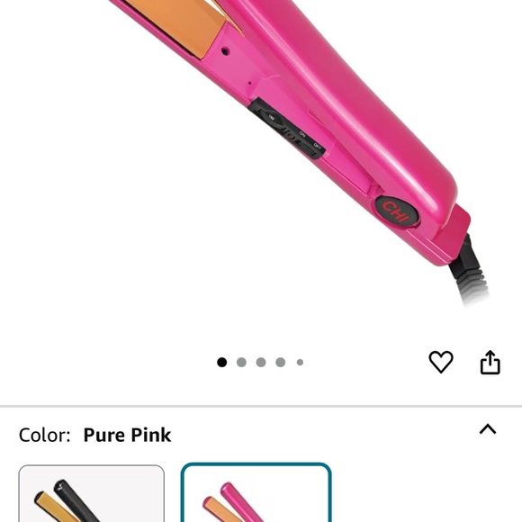 Ultra CHI Fuchsia Metallic Hair Styling Iron - Picture 3 of 3
